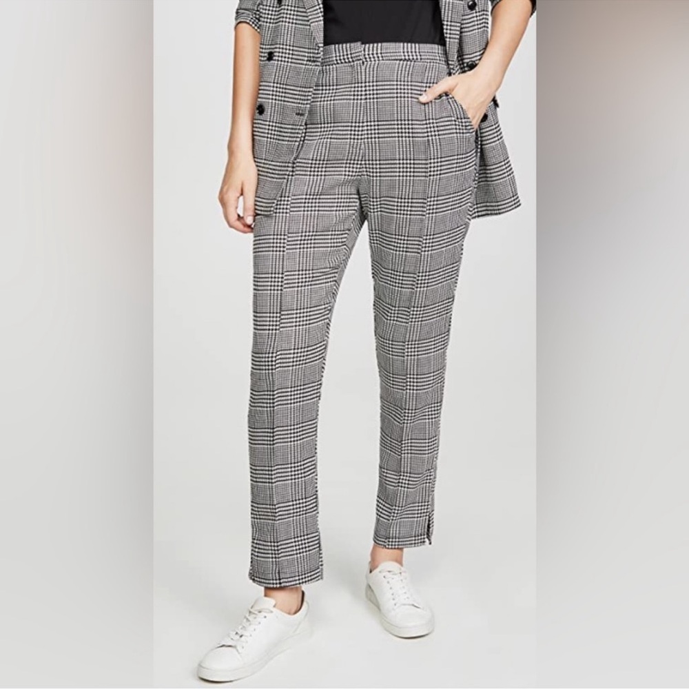 WAYF Houndstooth Pants, Size: S